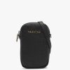 Womens VALENTINO Crossbody Bags | Womens Relax Embossed Logo Pouch Bag In Nero Black