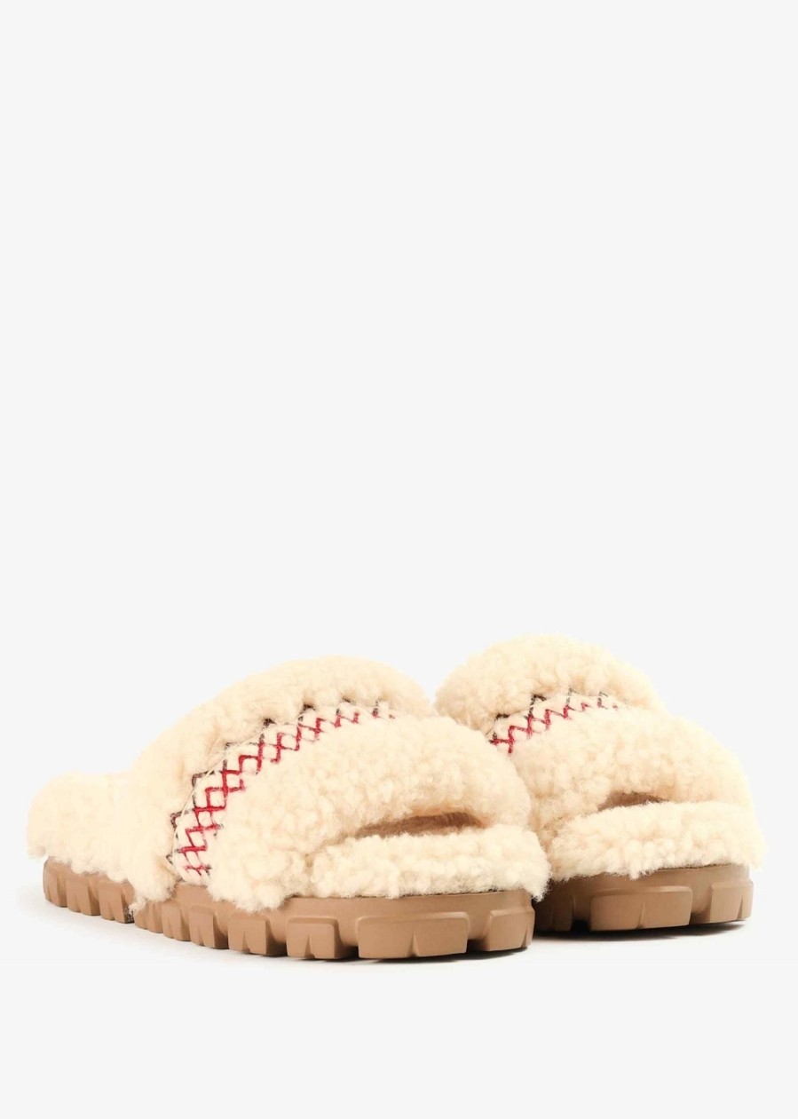 Womens UGG Gifting | Womens Cozetta Braid Sherling Slipper In Beige