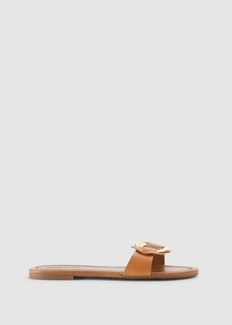 Womens SEE BY CHLOE Sandals | See By Chloe Women'S Chany Brown Slides