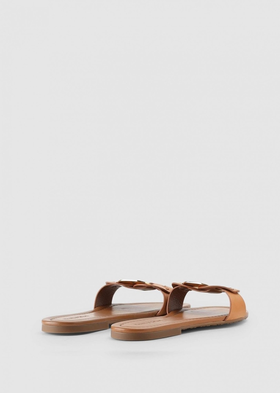 Womens SEE BY CHLOE Sandals | See By Chloe Women'S Chany Brown Slides