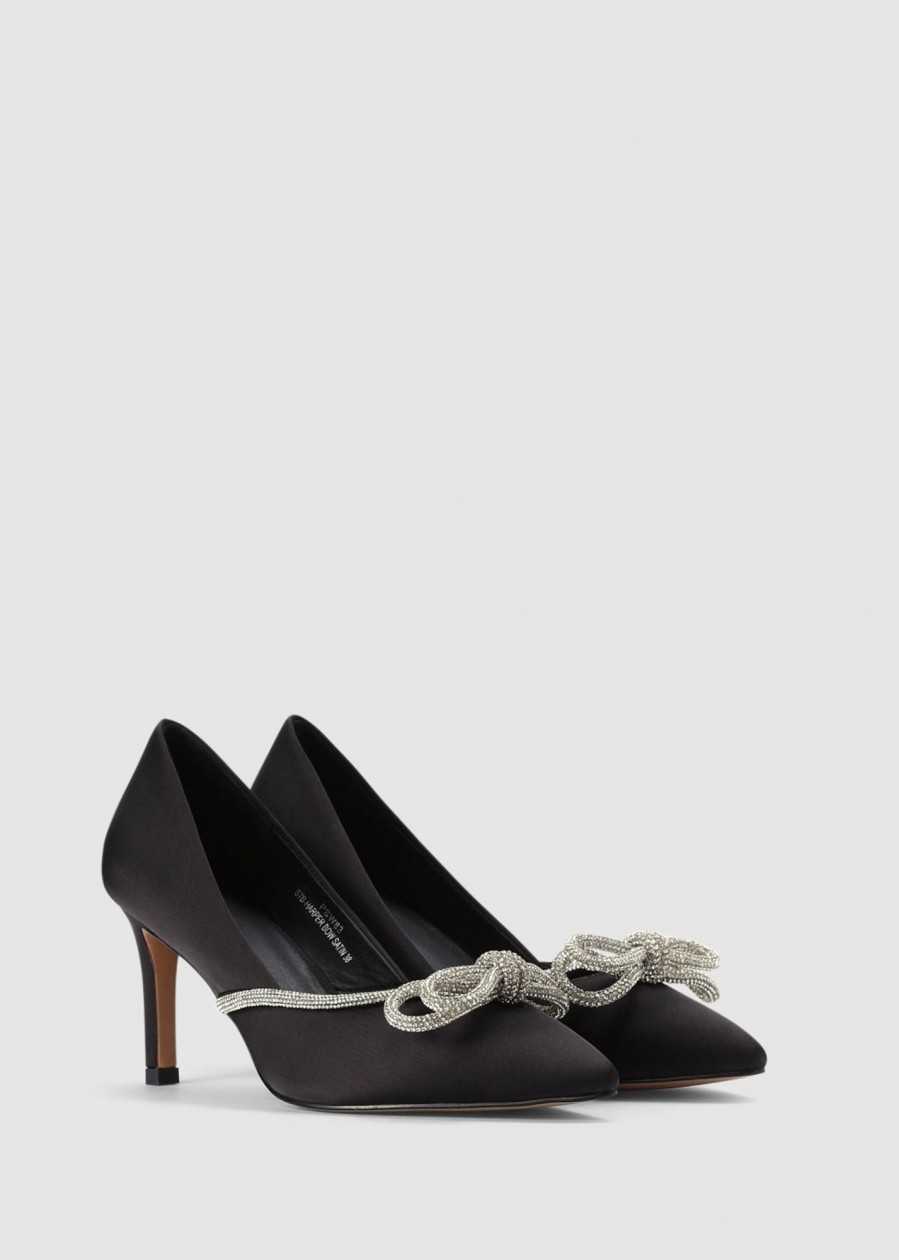 Womens SHOE THE BEAR Heels | Stb Harper Crystal Bow Heels