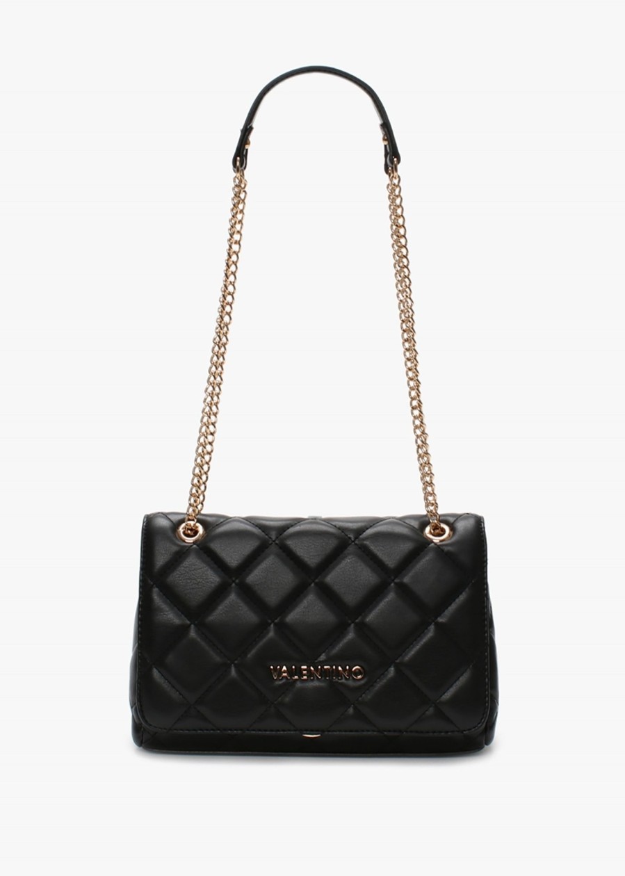 Womens VALENTINO Bags | Womens Ocarina Quilted Satchel Bag In Black