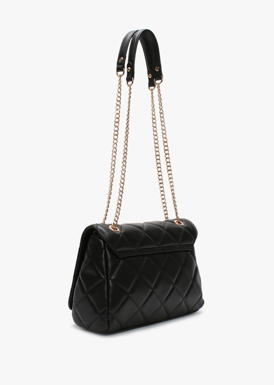 Womens VALENTINO Bags | Womens Ocarina Quilted Satchel Bag In Black