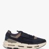 Mens CLARKS Trainers | Mens Nxe Lo Trainers In Navy Nubuck