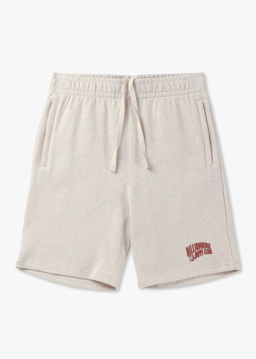 Mens BILLIONAIRE BOYS CLUB Shorts | Mens Small Arch Logo Sweat Shorts In Oat