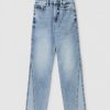 Womens GOOD AMERICAN Jeans | Ga Good Curve Straight Pieced Jeans