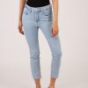 Womens GOOD AMERICAN Jeans | Ga Good Legs Cigarette Leg Jeans With Raw Hem