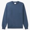 Mens COLORFUL STANDARD Sweatshirts & Hoodies | Mens Classic Crew Neck Sweatshirt In Navy