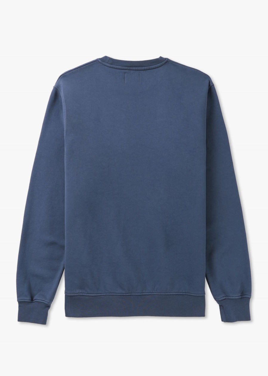 Mens COLORFUL STANDARD Sweatshirts & Hoodies | Mens Classic Crew Neck Sweatshirt In Navy