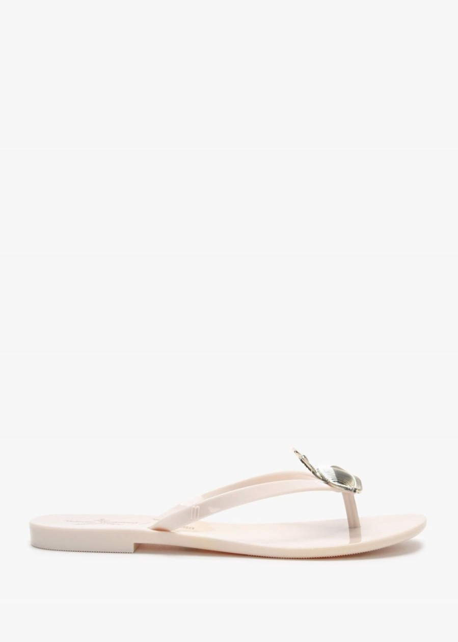 Womens VIVIENNE WESTWOOD Sandals | X Melissa Harmonic Orb Flip Flops In Ivory