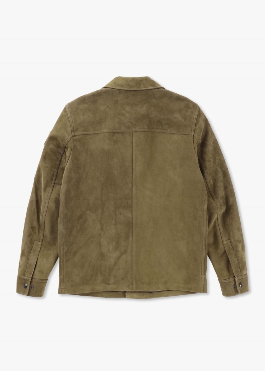 Mens BELSTAFF Coats & Jackets | Mens Continental Jacket In Fatigue