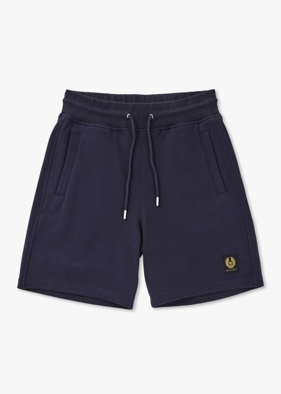 Mens BELSTAFF Shorts | Belstaff Mens Sweatshorts In Navy