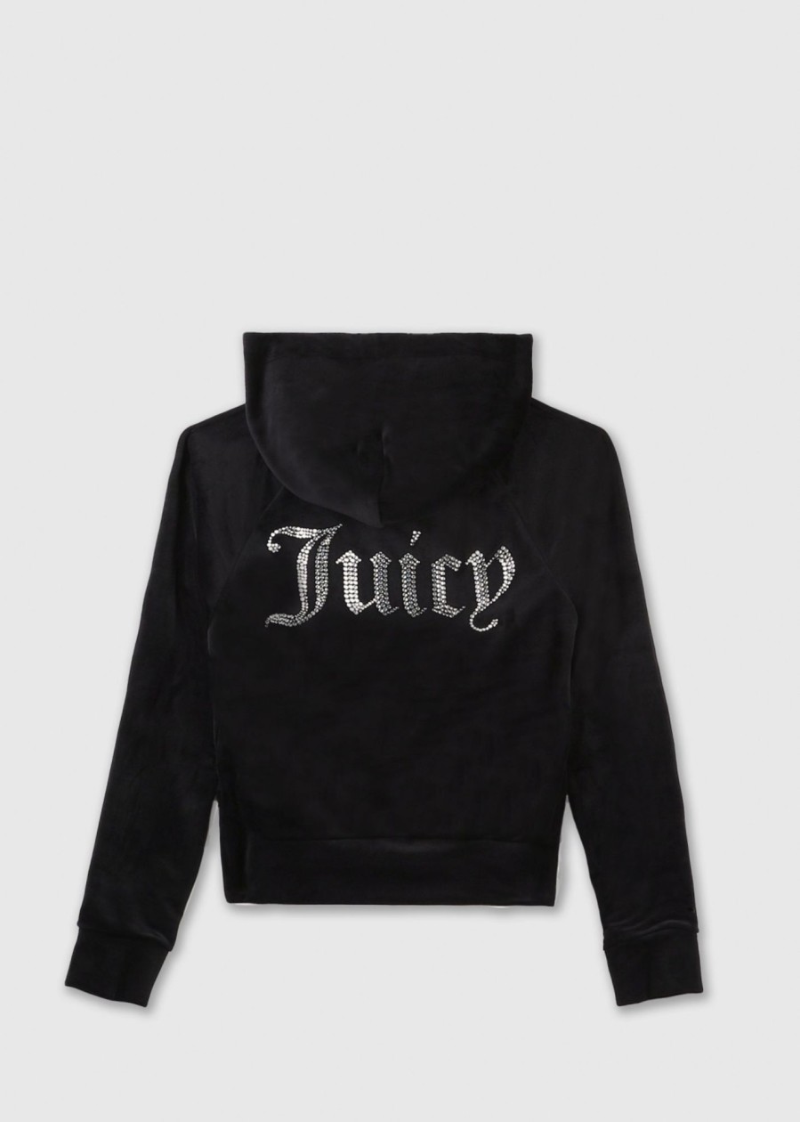 Womens JUICY COUTURE Sweatshirts & Hoodies | Womens Madison Hoodie In Black