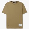 Mens BELSTAFF T-Shirts | Mens Centenary Applique Label T Shirt In British Khaki