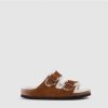 Womens BIRKENSTOCK Sandals | Womens Arizona Fell Tan Sandals In Tan