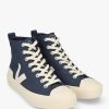 Womens VEJA Trainers | Womens Wata Ii Hightop Ripstock Trainers In Navy