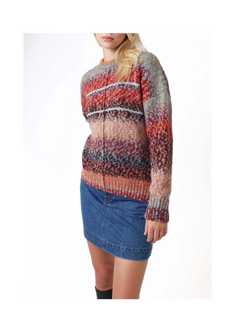 Womens PS PAUL SMITH Knitwear | Womens Patterned Wool Jumper In Pinks