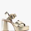 Womens SEE BY CHLOE Heels | See By Chloe Women'S Lyna Gold Heels