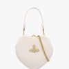 Womens VIVIENNE WESTWOOD Crossbody Bags | Womens Belle Heart Frame Crossbody Bag In Cream