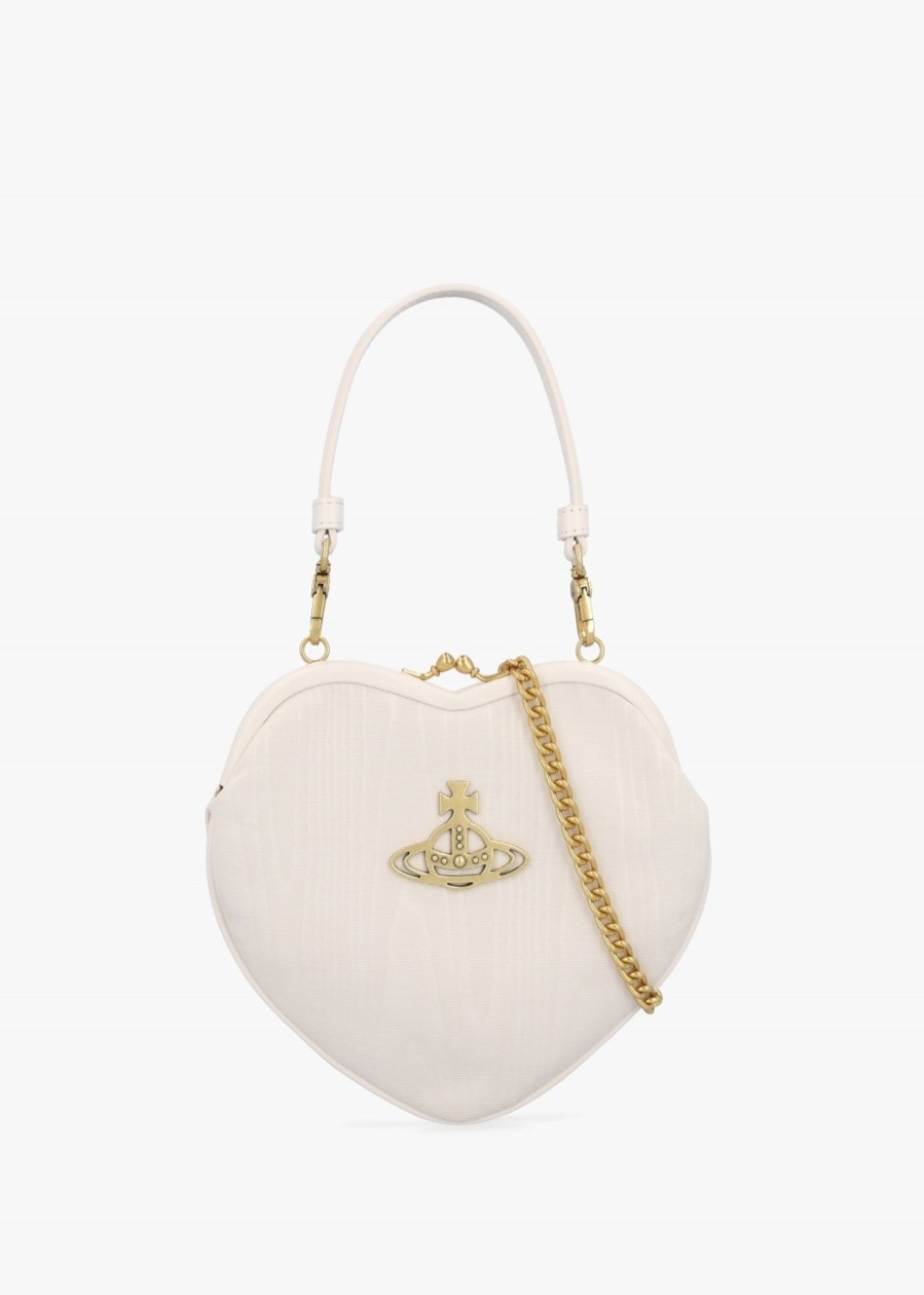 Womens VIVIENNE WESTWOOD Crossbody Bags | Womens Belle Heart Frame Crossbody Bag In Cream