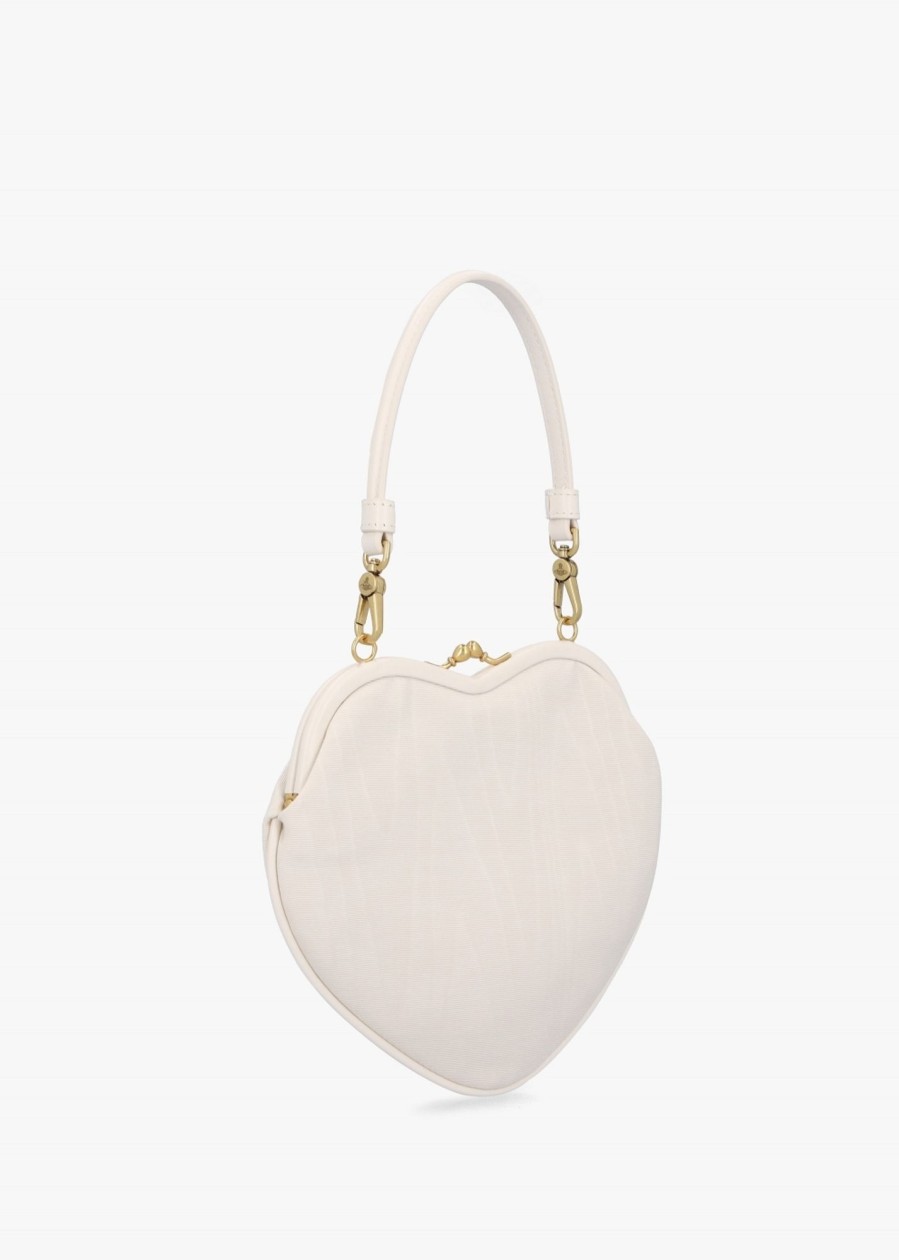 Womens VIVIENNE WESTWOOD Crossbody Bags | Womens Belle Heart Frame Crossbody Bag In Cream