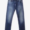 Mens REPLAY Jeans | Mens Grover Original Straight Jeans In Medium Blue