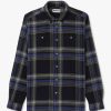 Mens BARBOUR Shirts | Mens Dartmouth Checked Shirt In Black