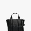 Womens MARC JACOBS Tote Bags | Women'S The Leather Small Black Tote Bag In Black