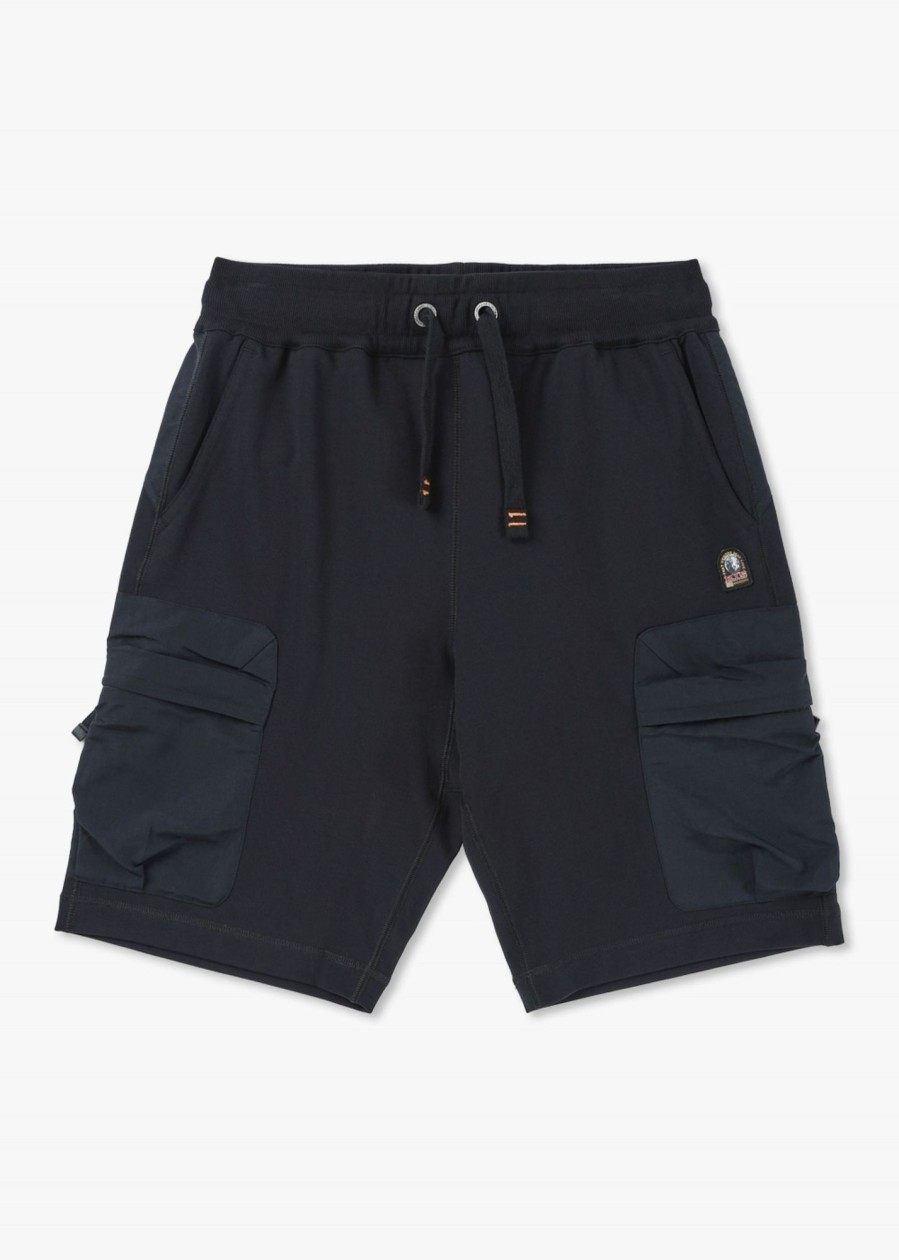 Mens PARAJUMPERS Shorts | Mens Irvine Jersey Shorts In Black