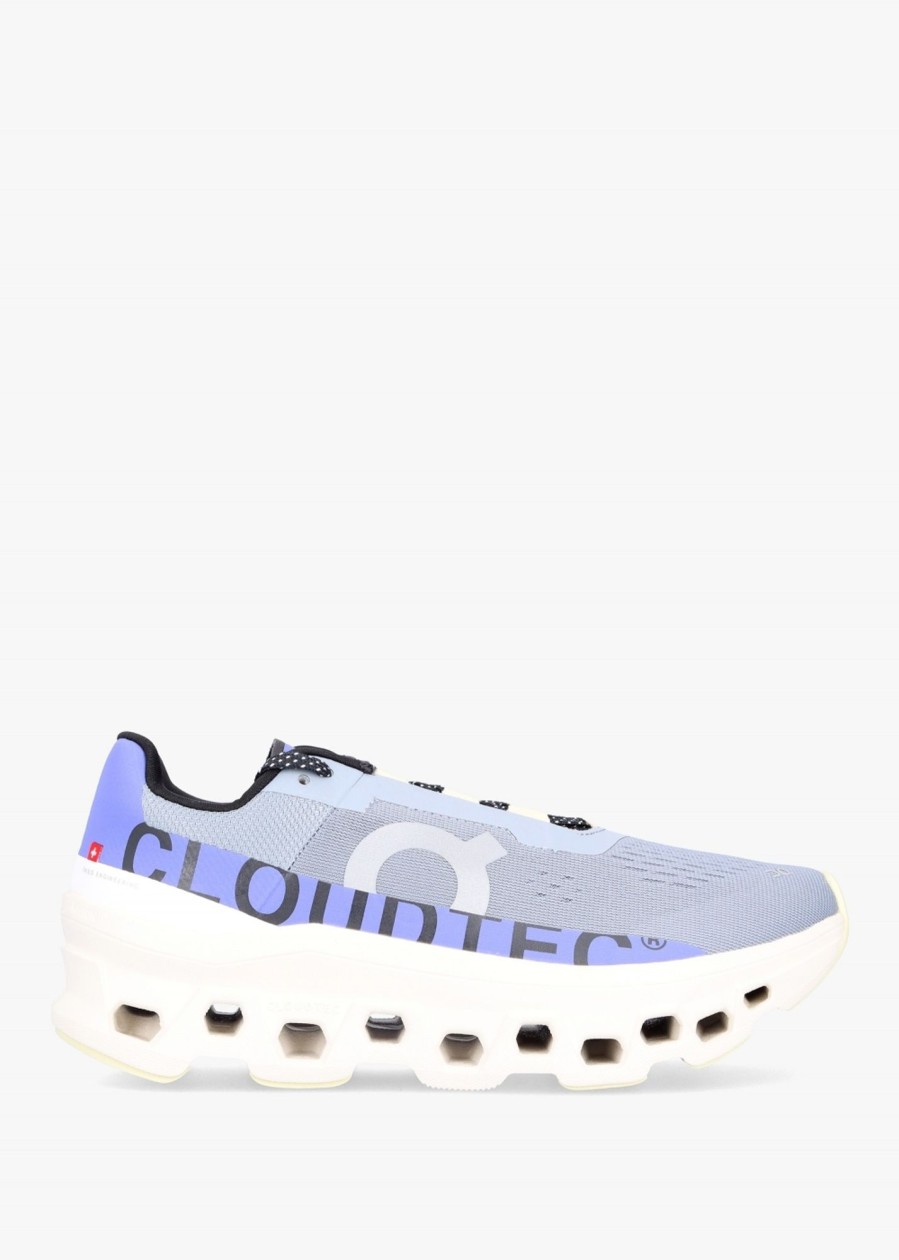 Womens ON RUNNING Trainers | Womens Cloudmonster Trainers In Mist Blueberry