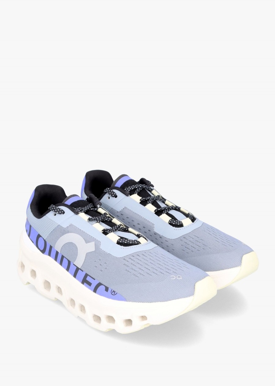 Womens ON RUNNING Trainers | Womens Cloudmonster Trainers In Mist Blueberry