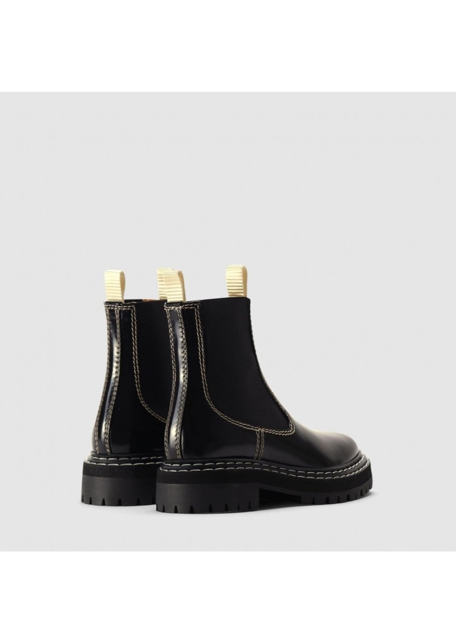 Womens PROENZA SCHOULER Boots | Women'S Lug Contrast Black Boots