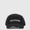 Mens TOMMY HILFIGER Gifting | Mens Monotype Melton Cap In Black