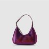 Womens BY FAR Shoulder Bags | By Far Women'S Baby Amber Fuchsia Pink Mini Bag