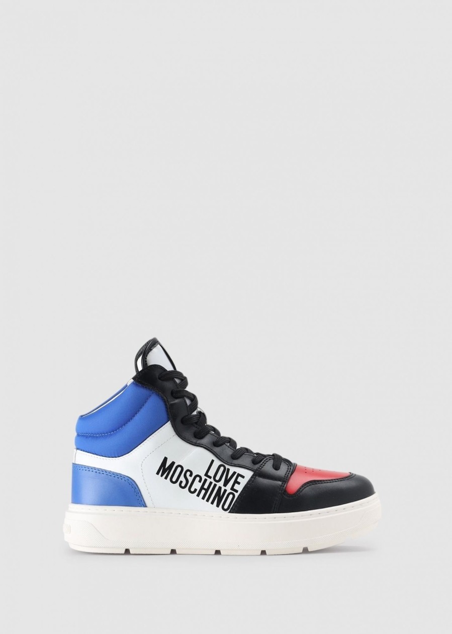 Womens LOVE MOSCHINO Trainers | Lm Bold Love Colour High Tops