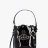 Womens VIVIENNE WESTWOOD Shoulder Bags | Womens Daisy Leather Drawstring Bucket Bag In Black Patent