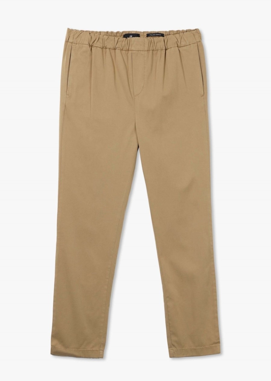 Mens 7 FOR ALL MANKIND Trousers | Mens Jogger Chino Trousers Chinos In Beige