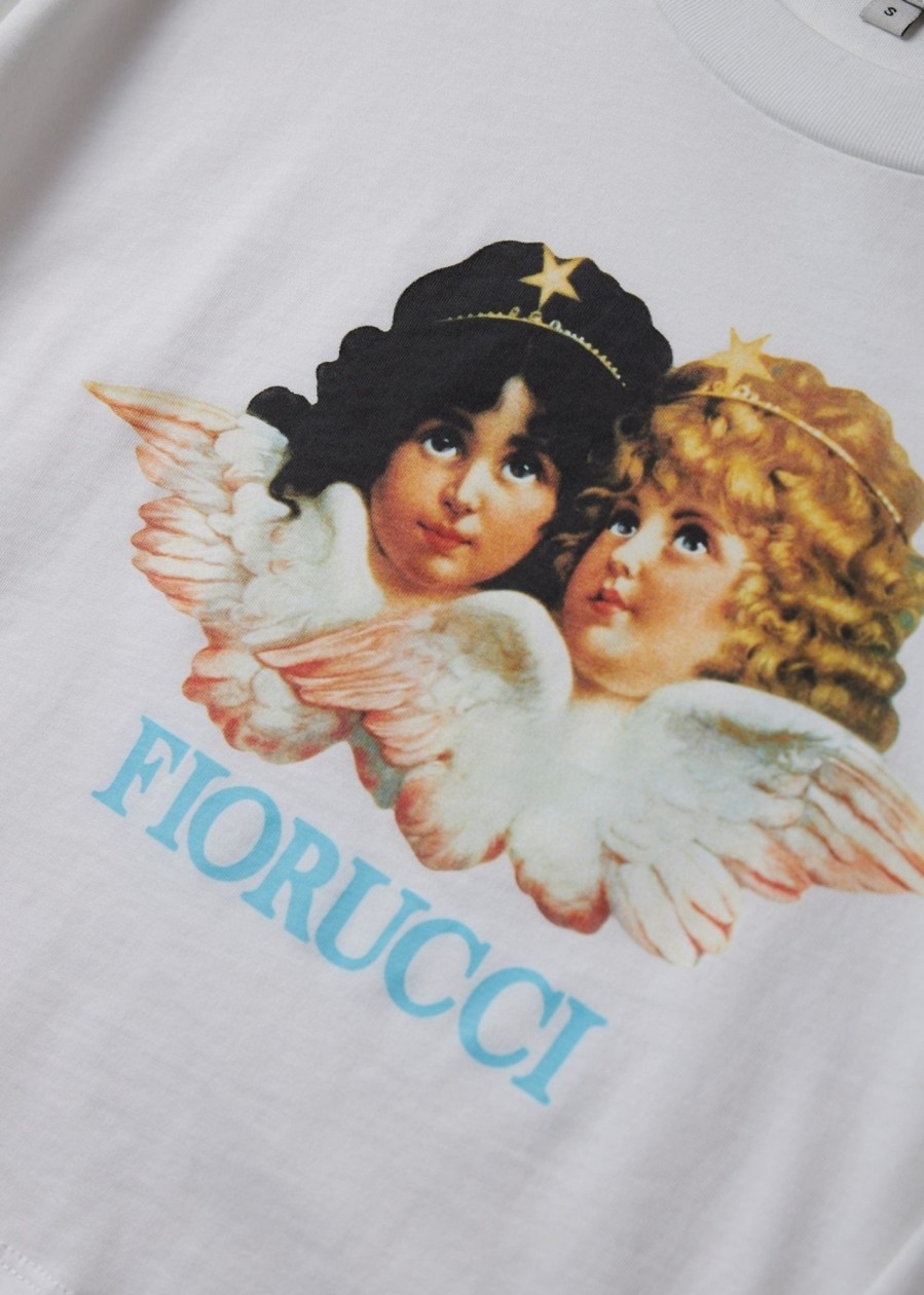 Womens FIORUCCI Tops | Fc Vintage Angels Cropped T-Shirt