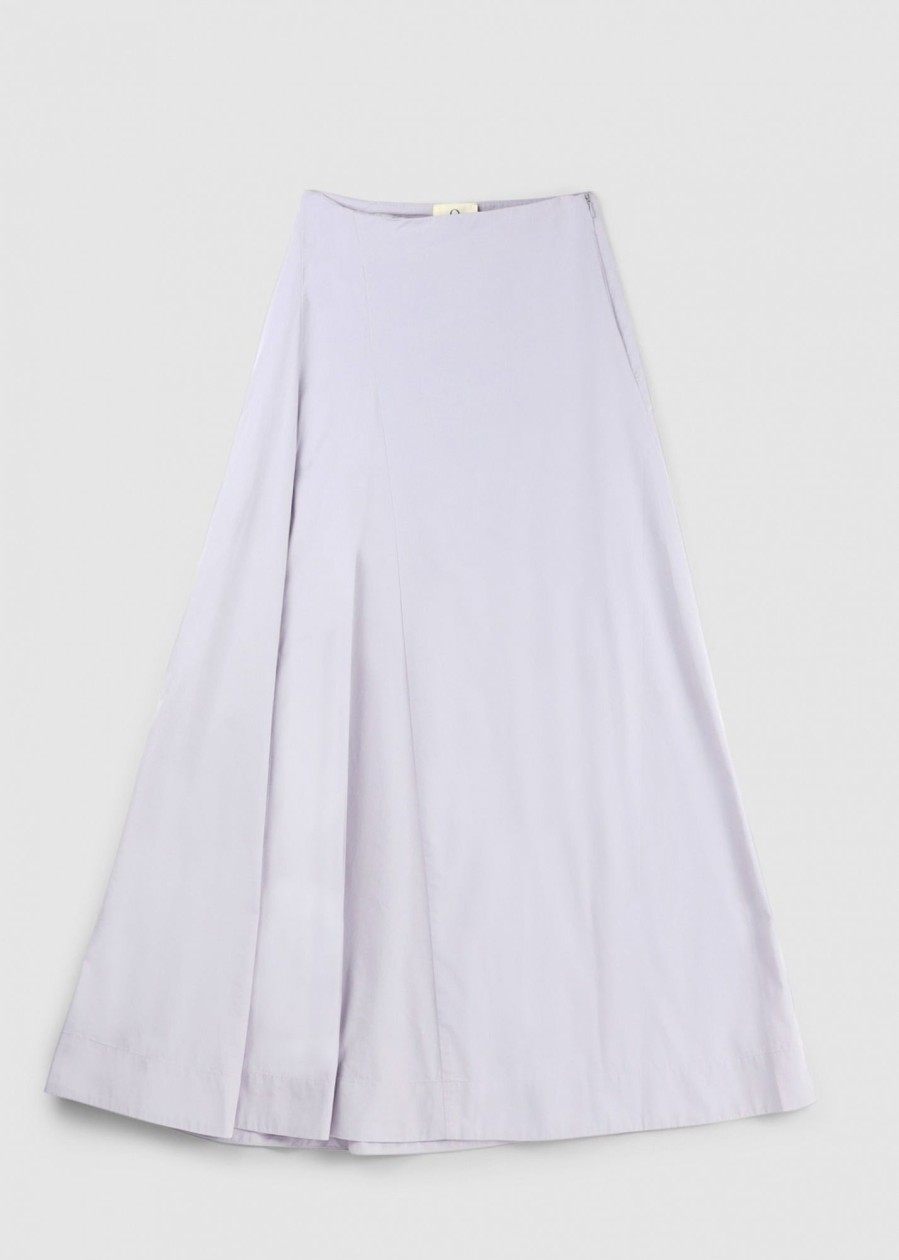 Womens NINETY PERCENT Skirts | Np Libra Organic Cotton Poplin Skirt