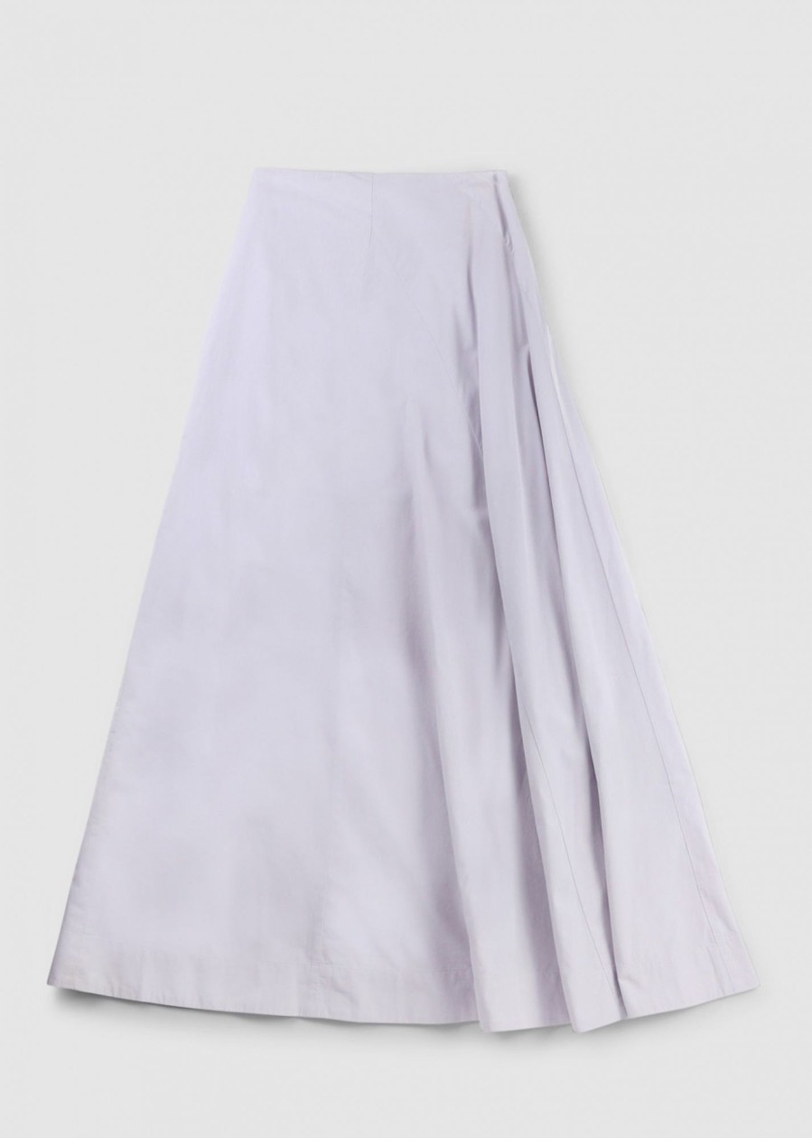 Womens NINETY PERCENT Skirts | Np Libra Organic Cotton Poplin Skirt