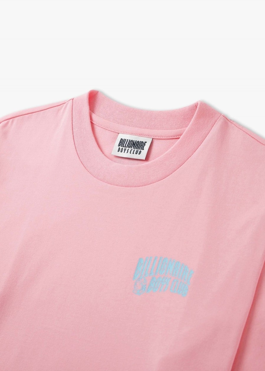 Mens BILLIONAIRE BOYS CLUB T-Shirts | Mens Small Arch Logo T-Shirts In Pink