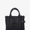 Womens MARC JACOBS Tote Bags | Womens The Monogram Leather Small Tote Bag In Black