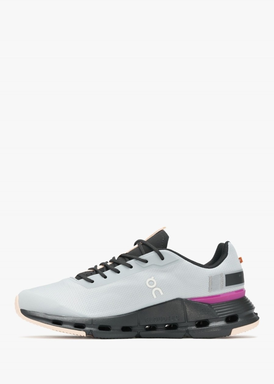 Womens ON RUNNING Trainers | Women'S Cloudnova Form Glacier Aurora Trainers In Grey Multi