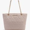 Womens VALENTINO Shoulder Bags | Womens Carnaby Quilted Shopper Bag In Ecru