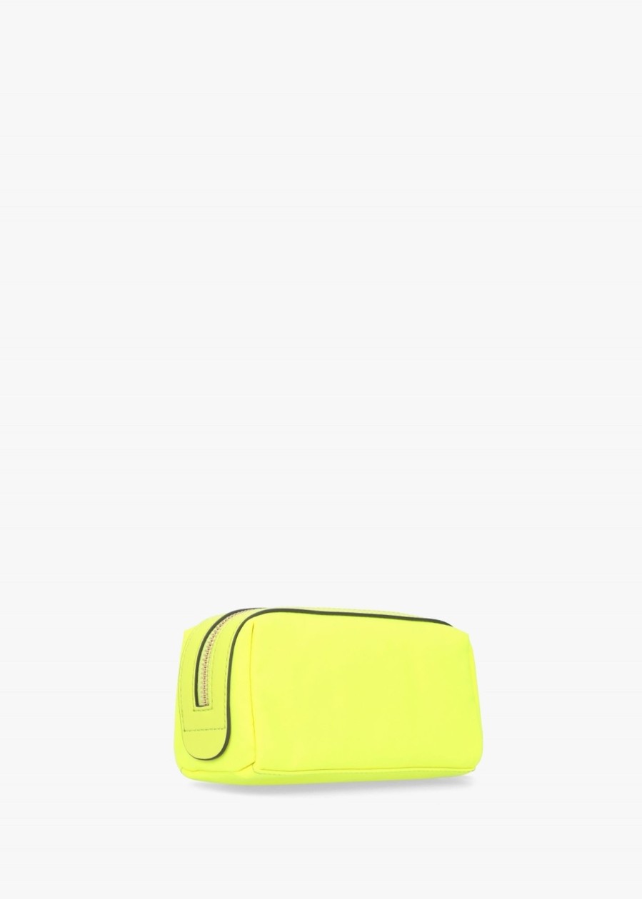 Womens ANYA HINDMARCH Cosmetic Bags | Womens Girlie Stuff Pouch In Neon Yellow