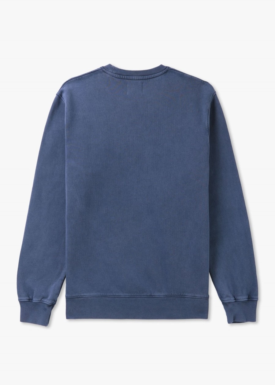 Mens COLORFUL STANDARD Sweatshirts & Hoodies | Mens Classic Crew Neck Sweatshirt In Neptune Blue