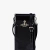 Womens VIVIENNE WESTWOOD Crossbody Bags | Womens Leather Phone Bag In Black Patent