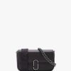 Womens MARC JACOBS Clutch Bags | Womens The J Marc Mini Leather Shoulder Bag In Black Gunmetal