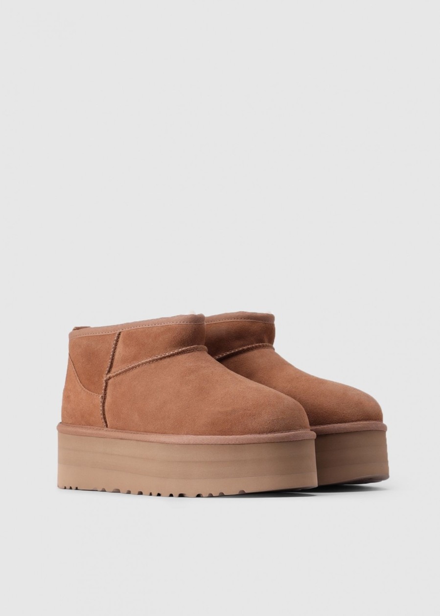 Womens UGG Gifting | Womens Classic Ultra Mini Platform Boot In Chestnut