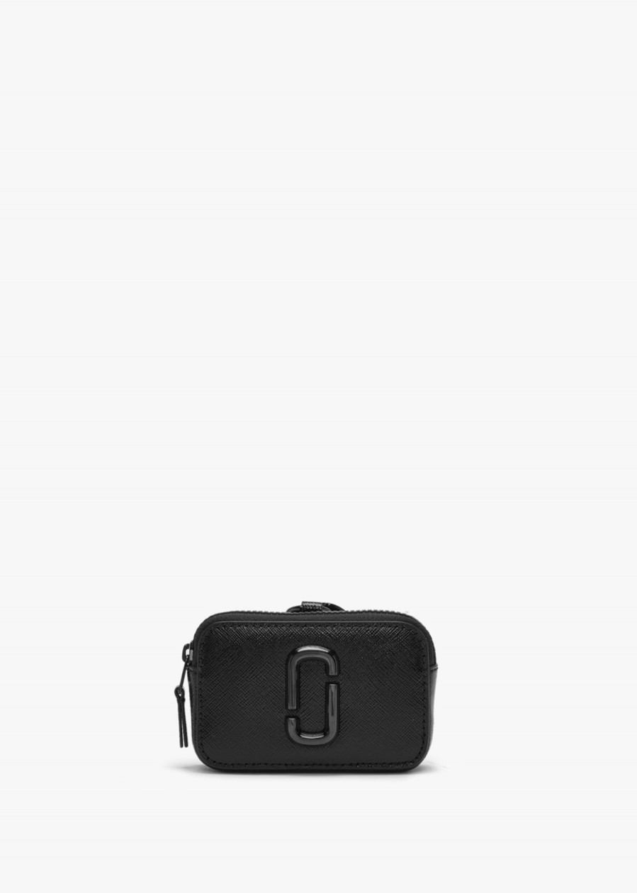 Womens MARC JACOBS Wallets & Cardholders | Womens The Nano Charm Leather Purse In Black